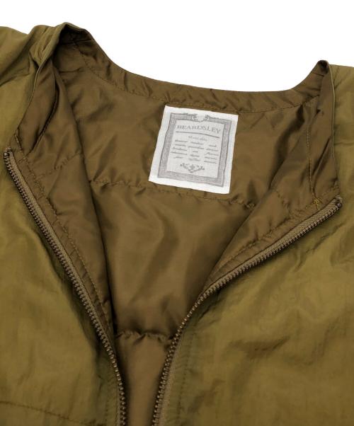 BEARDSLEY（ビアズリー）BEARDSLEY (ビアズリー) ダウンビッグジレ カーキ サイズ:Fの古着・服飾アイテム