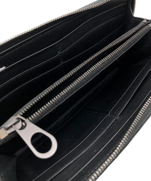 BOTTEGA VENETA（ボッテガベネタ）BOTTEGA VENETA (ボッテガベネタ) イントレチャート ラウンド長財布 ブラック サイズ:下記参照の古着・服飾アイテム