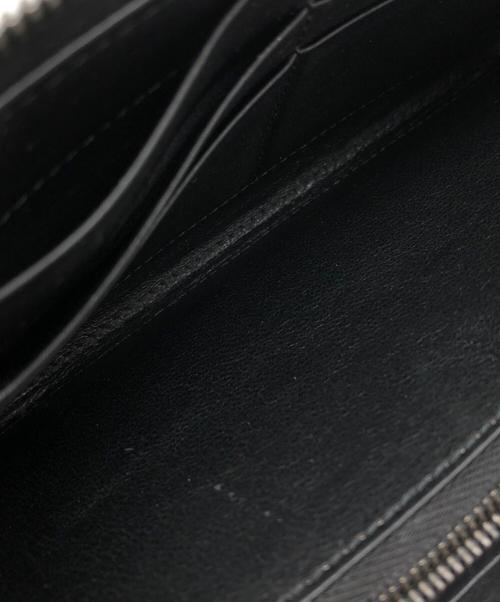 BOTTEGA VENETA（ボッテガベネタ）BOTTEGA VENETA (ボッテガベネタ) イントレチャート ラウンド長財布 ブラック サイズ:下記参照の古着・服飾アイテム