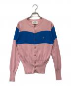 Vivienne Westwoodヴィヴィアンウエストウッド）の古着「クルーネックカーディガン」｜ピンク