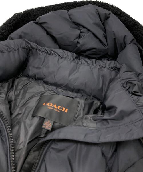 COACH（コーチ）COACH (コーチ) 2WAYダウンコート ブラック サイズ:Mの古着・服飾アイテム