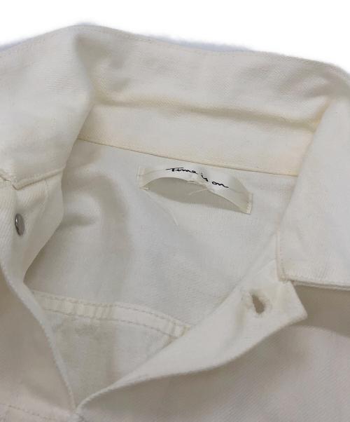 Time is on（タイムイズオン）Time is on (タイムイズオン) トラッカージャケット ホワイト サイズ:1の古着・服飾アイテム
