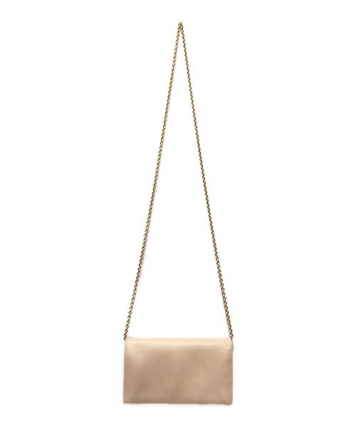Salvatore Ferragamo（サルヴァトーレ フェラガモ）Salvatore Ferragamo (サルヴァトーレ フェラガモ) ショルダー財布 ベージュ サイズ:下記参照の古着・服飾アイテム
