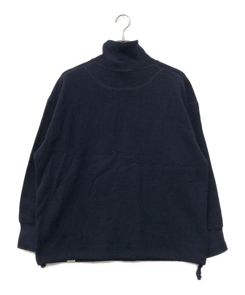 THE SHINZONE（ザ シンゾーン）THE SHINZONE (ザ シンゾーン) HALF ZIP SWEATSHIRT ネイビー サイズ:FOの古着・服飾アイテム