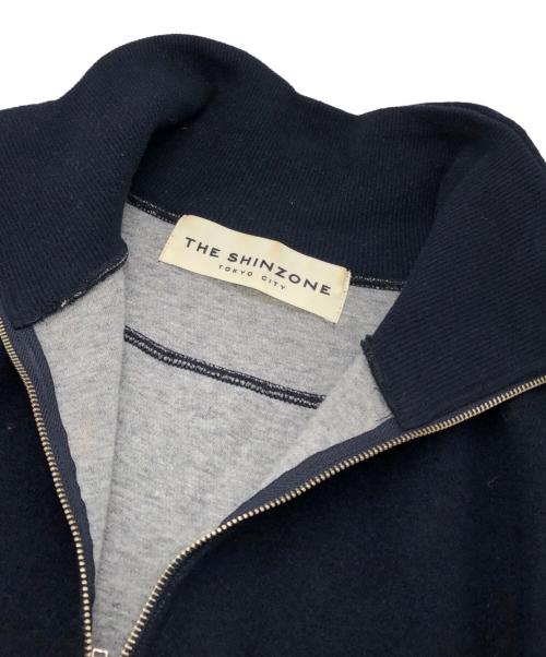 THE SHINZONE（ザ シンゾーン）THE SHINZONE (ザ シンゾーン) HALF ZIP SWEATSHIRT ネイビー サイズ:FOの古着・服飾アイテム