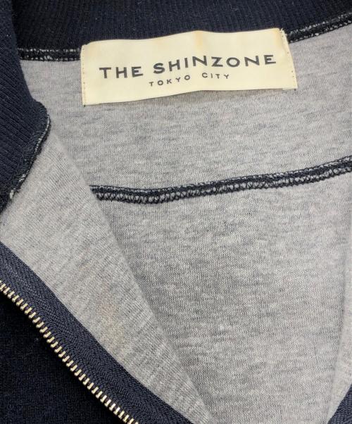THE SHINZONE（ザ シンゾーン）THE SHINZONE (ザ シンゾーン) HALF ZIP SWEATSHIRT ネイビー サイズ:FOの古着・服飾アイテム