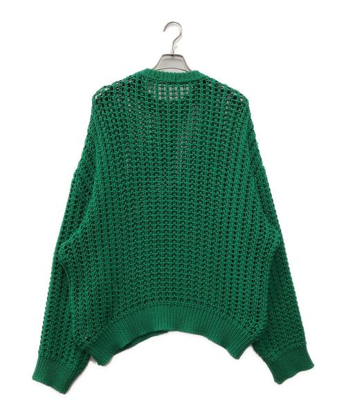 SYUMAN.（シュウマン）SYUMAN. (シュウマン) SYM bike chain knit pull over グリーン サイズ:Fの古着・服飾アイテム