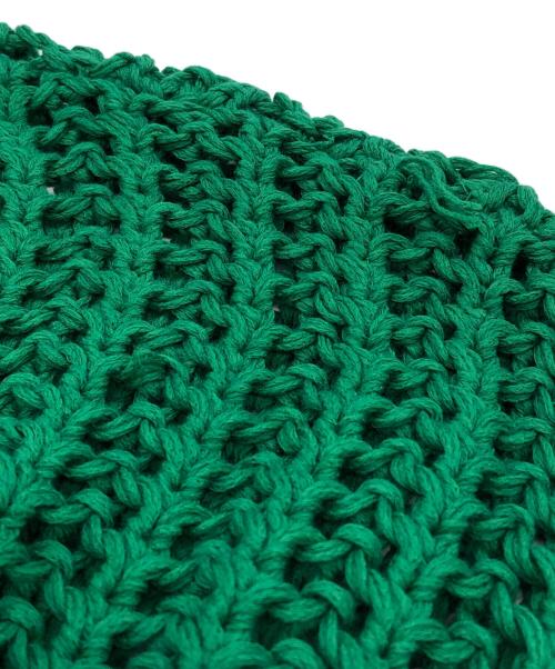 SYUMAN.（シュウマン）SYUMAN. (シュウマン) SYM bike chain knit pull over グリーン サイズ:Fの古着・服飾アイテム