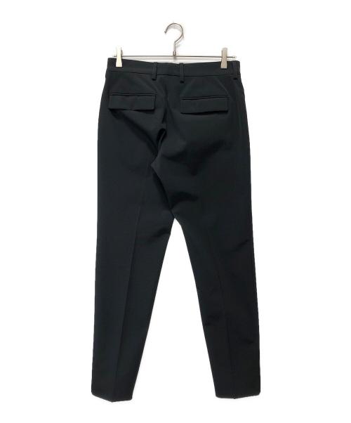 PRADA（プラダ）PRADA (プラダ) ポリエステルスラックスロングパンツ ブラック サイズ:46の古着・服飾アイテム