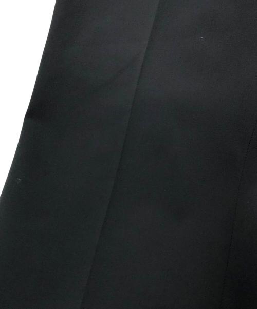 PRADA（プラダ）PRADA (プラダ) ポリエステルスラックスロングパンツ ブラック サイズ:46の古着・服飾アイテム