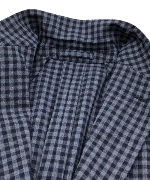 LARDINI（ラルディーニ）LARDINI (ラルディーニ) 3Bチェックジャケット ブルー サイズ:46の古着・服飾アイテム