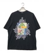 UNDERCOVERアンダーカバー）の古着「BIGTEE Castle Collage」｜ブラック