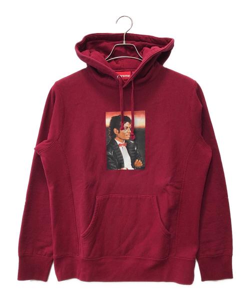 SUPREME（シュプリーム）Supreme (シュプリーム) Michael Jackson Hoodie レッド サイズ:Sの古着・服飾アイテム