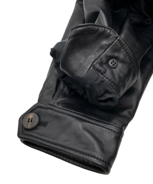 ALTACRUNA（アルタクルーナ）ALTACRUNA (アルタクルーナ) ラムレザージャケット ブラック サイズ:50の古着・服飾アイテム