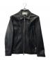 Cinquanta（チンクワンタ）の古着「ラムナッパレザージップブルゾン」｜ブラック