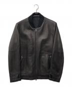 ERDOSオルドス）の古着「レザージップブルゾン」｜ブラック