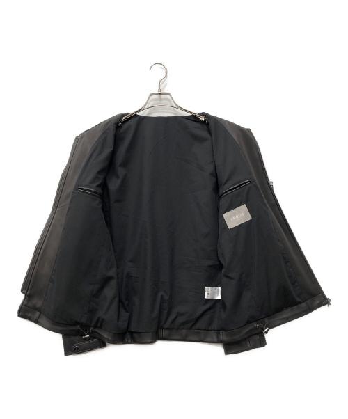 ERDOS（オルドス）ERDOS (オルドス) レザージップブルゾン ブラック サイズ:50の古着・服飾アイテム
