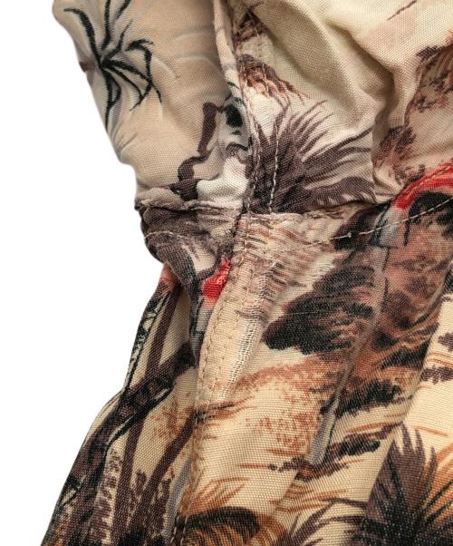Riviera（リビエラ）RIVIERA (リビエラ) アロハシャツ ベージュ サイズ:Mの古着・服飾アイテム