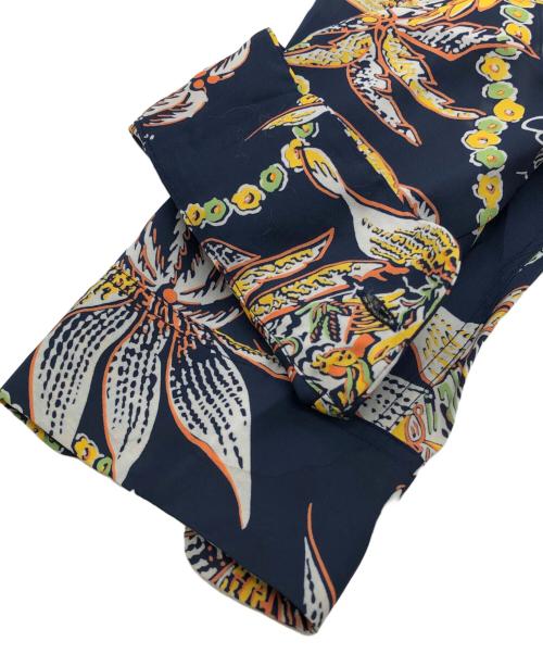Sun Surf（サンサーフ）Sun Surf (サンサーフ) DREAMS AND PINEAPPLE L/S open shirts ネイビー サイズ:Mの古着・服飾アイテム