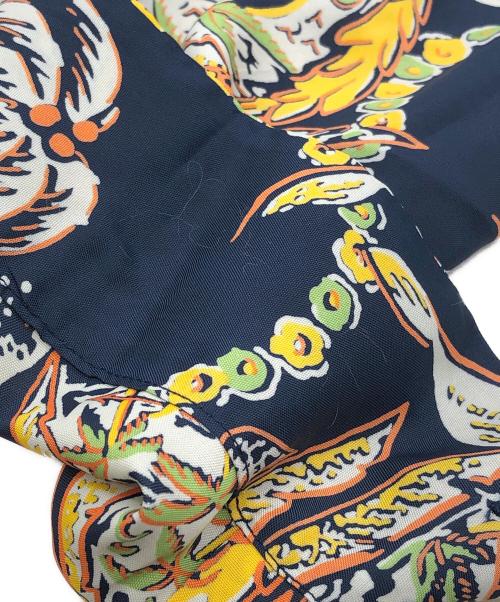 Sun Surf（サンサーフ）Sun Surf (サンサーフ) DREAMS AND PINEAPPLE L/S open shirts ネイビー サイズ:Mの古着・服飾アイテム