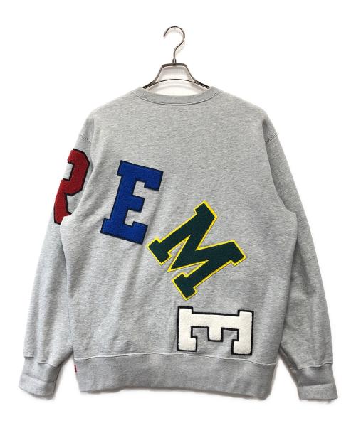 SUPREME（シュプリーム）Supreme (シュプリーム) Big Arc Crewneck グレー サイズ:Lの古着・服飾アイテム