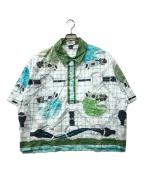 HERMESエルメス）の古着「TATERSALE REMIX BIS ポロシャツ」｜グリーン