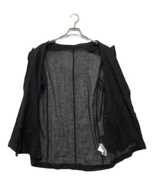 GALERIE VIE（ギャルリーヴィー）GALERIE VIE (ギャルリーヴィー) リノカラミ シャツジャケット ブラック サイズ:Fの古着・服飾アイテム