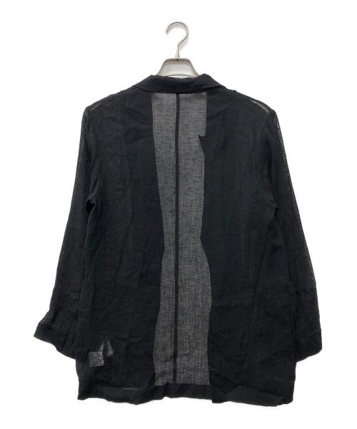 GALERIE VIE（ギャルリーヴィー）GALERIE VIE (ギャルリーヴィー) リノカラミ シャツジャケット ブラック サイズ:Fの古着・服飾アイテム
