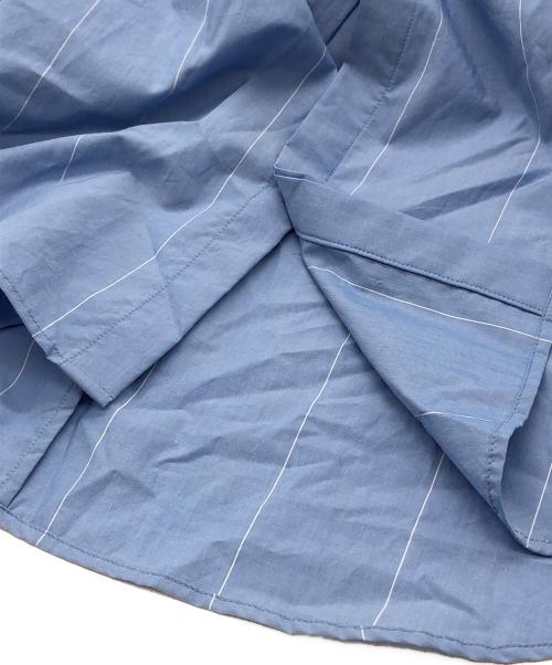 GALERIE VIE（ギャルリーヴィー）GALERIE VIE (ギャルリーヴィー) コットンタイプライター レギュラーワイドシャツ ブルー サイズ:Fの古着・服飾アイテム