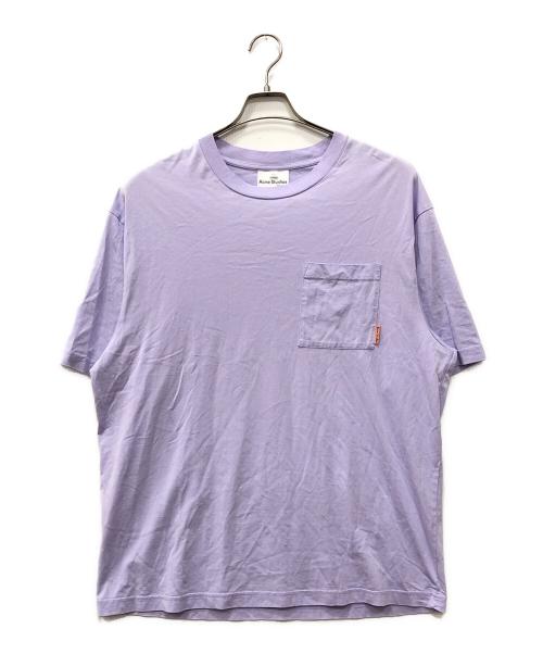 Acne studios（アクネ ストゥディオス）Acne studios (アクネ ストゥディオス) EXTORR POCK PINK LABEL T-SHIRTS パープル サイズ:Sの古着・服飾アイテム