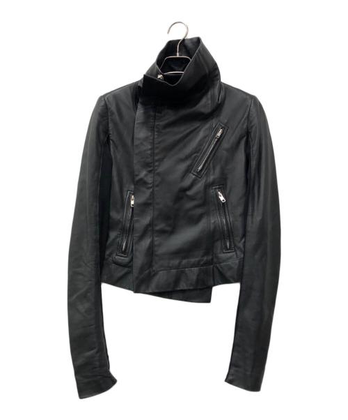 RICK OWENS（リックオウエンス）RICK OWENS (リックオウエンス) destroy riders jacket ブラック サイズ:US 6の古着・服飾アイテム