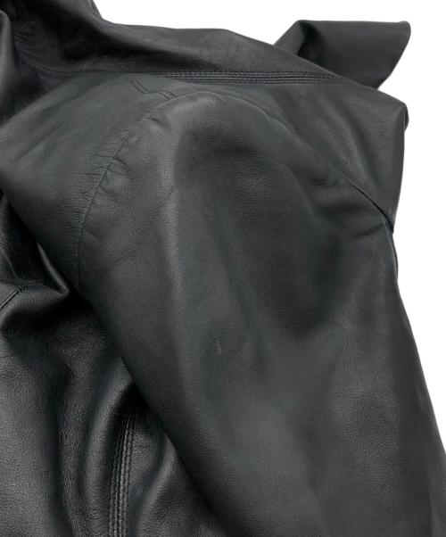 RICK OWENS（リックオウエンス）RICK OWENS (リックオウエンス) destroy riders jacket ブラック サイズ:US 6の古着・服飾アイテム