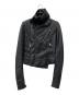 RICK OWENS（リックオウエンス）の古着「destroy riders jacket」｜ブラック