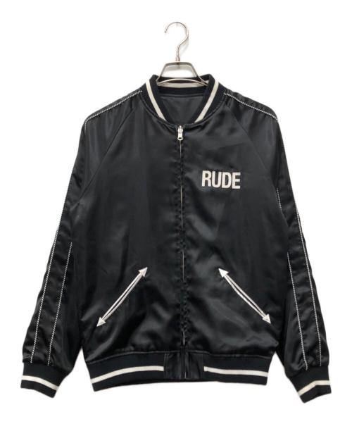 RUDE GALLERY（ルードギャラリー）RUDE GALLERY (ルードギャラリー) リバーシブルマリアスカジャン ブラック サイズ:4の古着・服飾アイテム