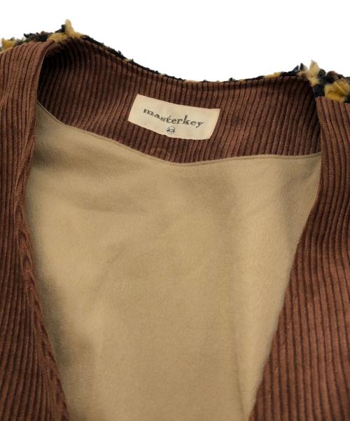 masterkey（マスターキー）masterkey (マスターキー) DTB カーディガン ブラウン サイズ:2の古着・服飾アイテム