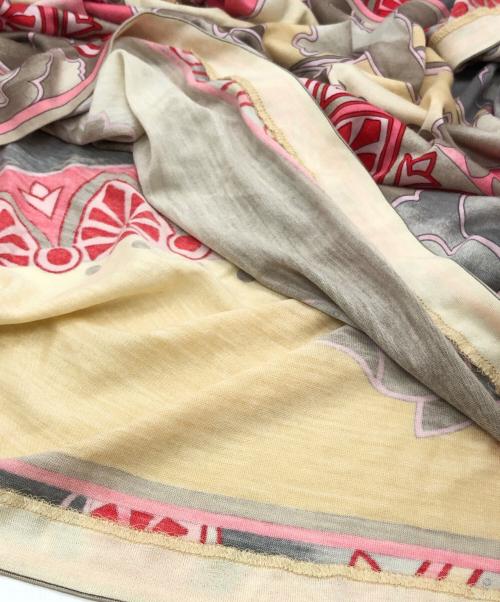 LAONARD（レオナード）LAONARD (レオナード) 総柄長袖ブラウス ピンク サイズ:38の古着・服飾アイテム