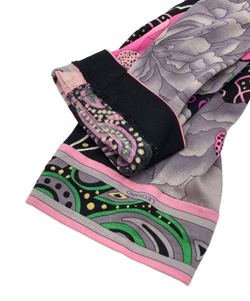 LAONARD（レオナード）LAONARD (レオナード) 総柄長袖ブラウス ブラック サイズ:42の古着・服飾アイテム