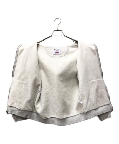 SUPREME（シュプリーム）Supreme (シュプリーム) Champion (チャンピオン) Arc Logo Zip Up Sweat グレー サイズ:Sの古着・服飾アイテム
