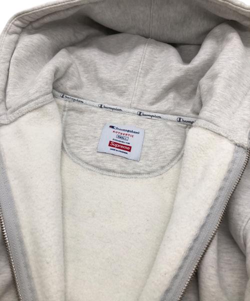 SUPREME（シュプリーム）Supreme (シュプリーム) Champion (チャンピオン) Arc Logo Zip Up Sweat グレー サイズ:Sの古着・服飾アイテム