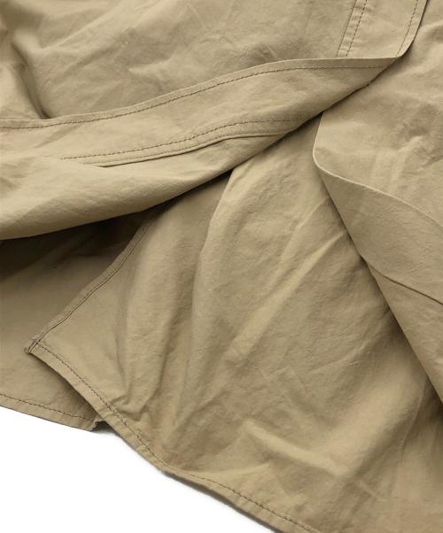 SACRA（サクラ）SACRA (サクラ) ハイカウントコットンシャツワンピース ベージュ サイズ:38の古着・服飾アイテム