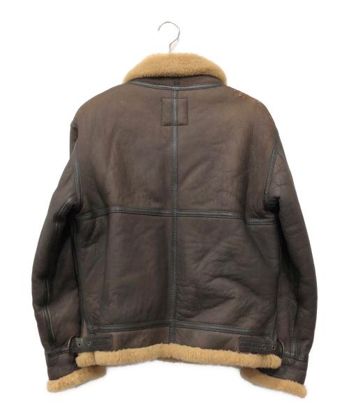 HARLEY-DAVIDSON（ハーレーダビッドソン）HARLEY-DAVIDSON (ハーレーダビッドソン) ムートンジャケット ブラウン サイズ:38の古着・服飾アイテム