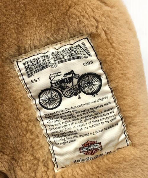 HARLEY-DAVIDSON（ハーレーダビッドソン）HARLEY-DAVIDSON (ハーレーダビッドソン) ムートンジャケット ブラウン サイズ:38の古着・服飾アイテム