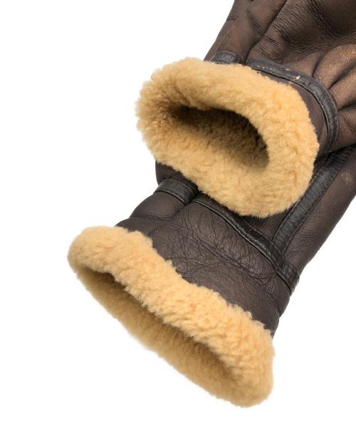 HARLEY-DAVIDSON（ハーレーダビッドソン）HARLEY-DAVIDSON (ハーレーダビッドソン) ムートンジャケット ブラウン サイズ:38の古着・服飾アイテム