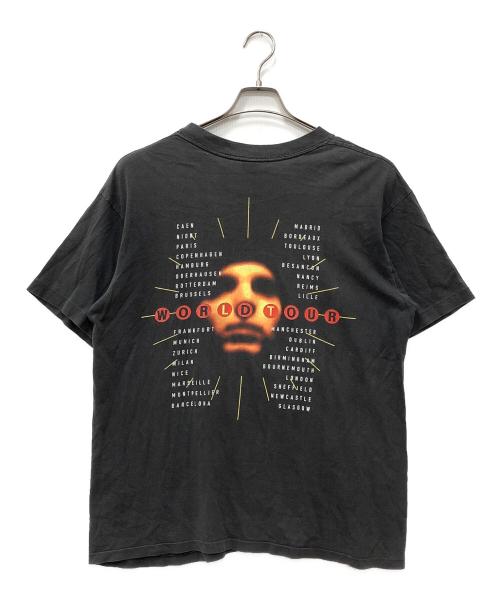 WINTER LAND（ウィンターランド）WINTER LAND (ウィンターランド) プリントTシャツ ブラック サイズ:Lの古着・服飾アイテム