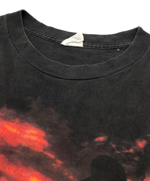 WINTER LAND（ウィンターランド）WINTER LAND (ウィンターランド) プリントTシャツ ブラック サイズ:Lの古着・服飾アイテム