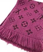 LOUIS VUITTONルイ ヴィトン）の古着「ウールシルク混マフラー」｜パープル