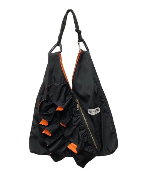 Risley（リズレー）RISLEY (リズレー) OUTDOOR (アウトドア) トライアングルフリルバッグ ブラックの古着・服飾アイテム
