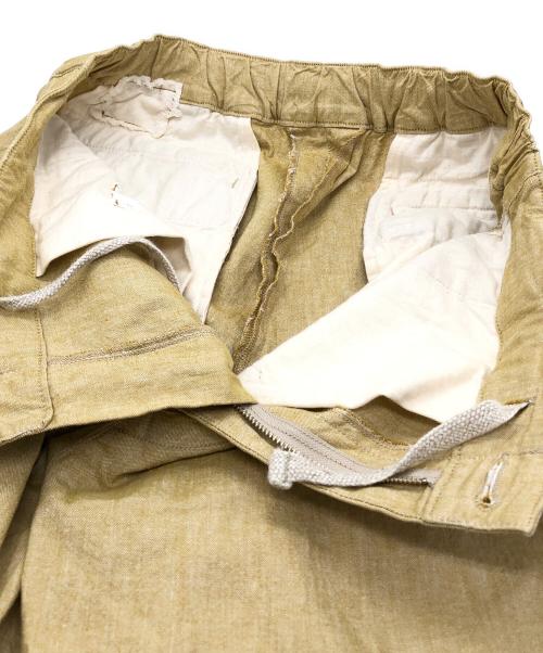 45R（フォーティファイブ・アール）45R (フォーティファイブ・アール) 綿麻オックスストレッチのサブリナスラックス グリーン サイズ:下記参照の古着・服飾アイテム