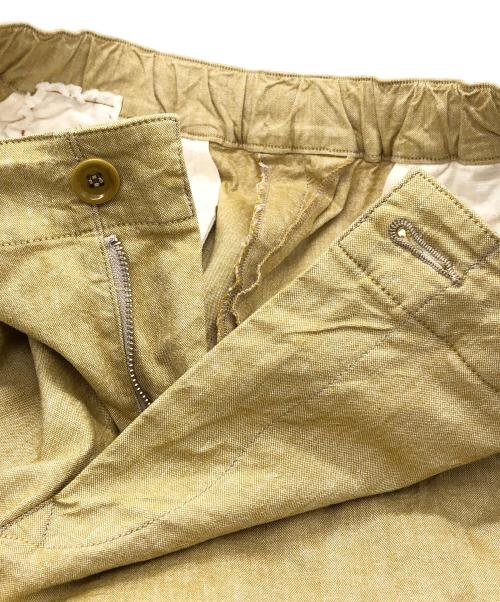 45R（フォーティファイブ・アール）45R (フォーティファイブ・アール) 綿麻オックスストレッチのサブリナスラックス グリーン サイズ:下記参照の古着・服飾アイテム