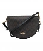 COACHコーチ）の古着「シグネチャーショルダーバッグ」｜ブラウン